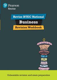 Cover image for Pearson REVISE BTEC National Business Revision Workbook: for home learning, 2022 and 2023 assessments and exams