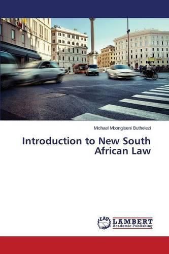 Cover image for Introduction to New South African Law