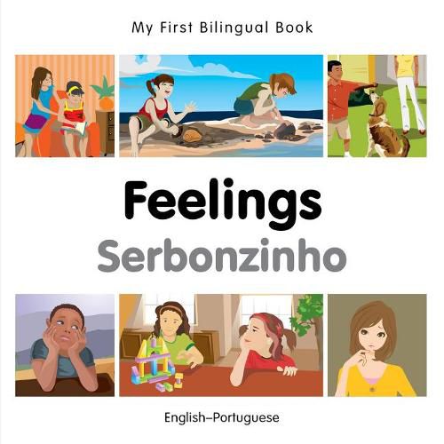 Cover image for My First Bilingual Book - Feelings - Portuguese-english