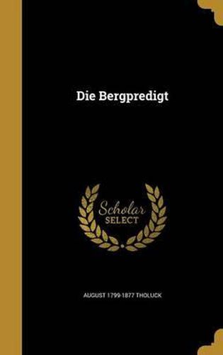 Cover image for Die Bergpredigt