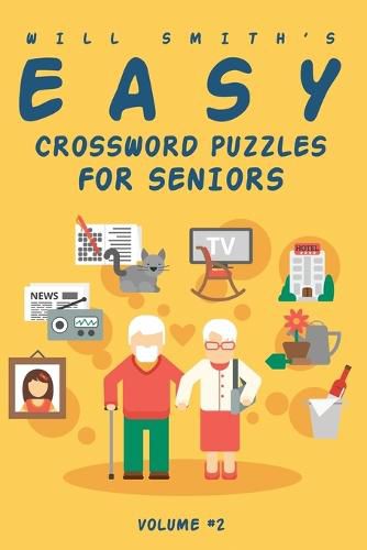 Cover image for Will Smith Easy Crossword Puzzle For Seniors - Volume 2