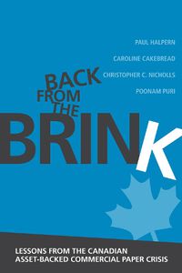 Cover image for Back from the Brink: Lessons from the Canadian Asset-Backed Commercial Paper Crisis