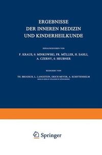 Cover image for Ergebnisse der inneren Medizin und Kinderheilkunde: Zwoelfter Band