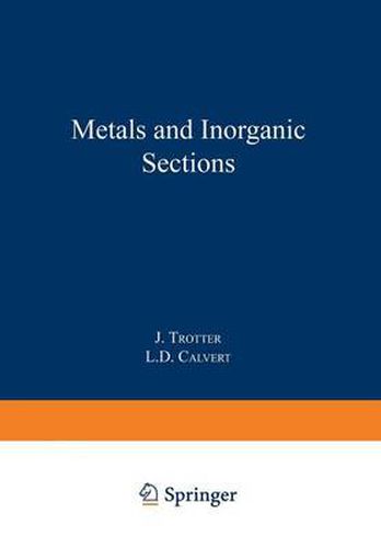 Metals and Inorganic Sections