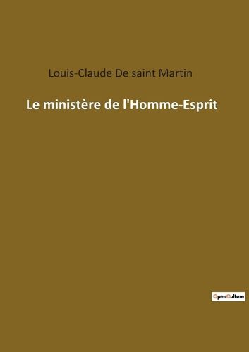 Cover image for Le ministere de l'Homme-Esprit