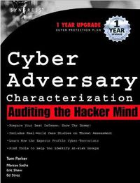 Cover image for Cyber Adversary Characterization: Auditing the Hacker Mind