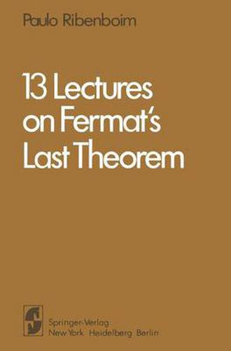 Cover image for 13 Lectures on Fermat's Last Theorem