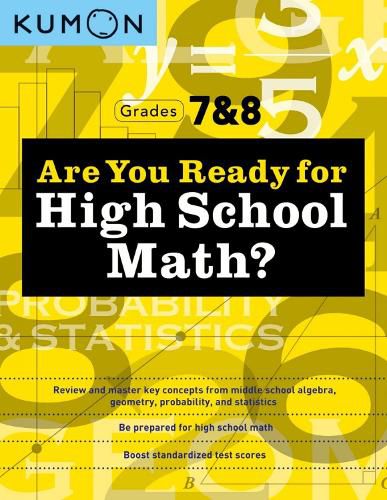 Cover image for Kumon Are You Ready for High School Math?