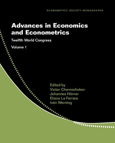 Cover image for Advances in Economics and Econometrics: Volume 1