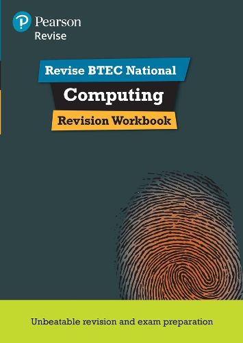 Cover image for Pearson REVISE BTEC National Computing Revision Workbook: for home learning, 2022 and 2023 assessments and exams