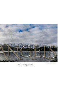 Cover image for Angels blank pages Journal New Zealand landscape