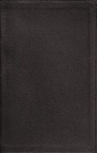 Cover image for NASB, Personal Size Bible, Large Print, Genuine Leather, Calfskin, Black, Red Letter, 1995 Text, Thumb Indexed, Comfort Print