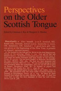 Cover image for Perspectives on the Older Scottish Tongue