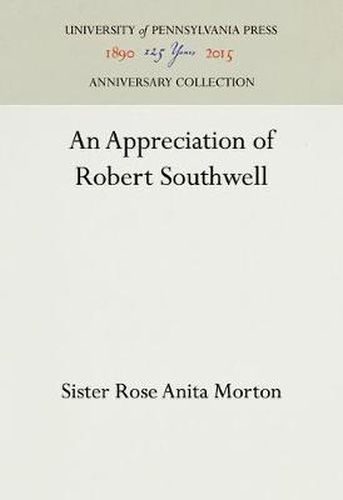 An Appreciation of Robert Southwell