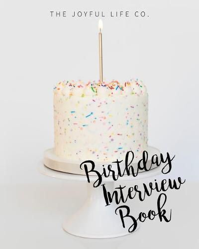 Cover image for The Birthday Interview Book