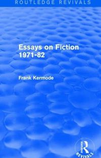 Cover image for Essays on Fiction 1971-82