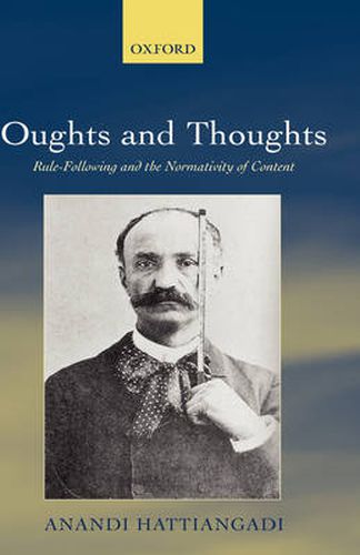 Cover image for Oughts and Thoughts: Rule-Following and the Normativity of Content