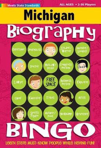 Cover image for Michigan Biography Bingo