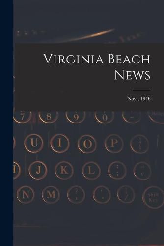 Cover image for Virginia Beach News; Nov., 1946