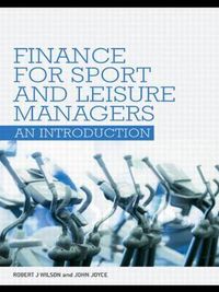 Cover image for Finance for Sport and Leisure Managers: An Introduction