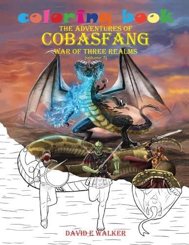 Cover image for Coloring Book The Adventures of Cobasfang: War of Three Realms