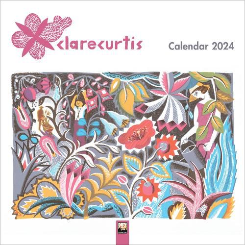 Cover image for Clare Curtis Wall Calendar 2024 (Art Calendar)