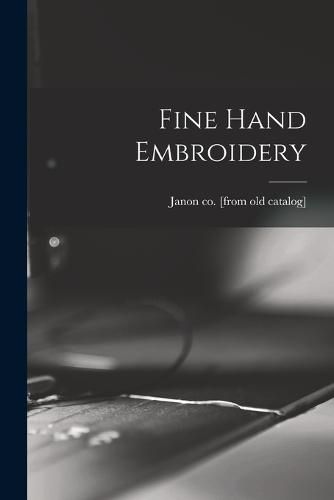 Cover image for Fine Hand Embroidery