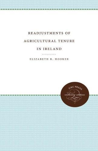 Cover image for Readjustments of Agricultural Tenure in Ireland