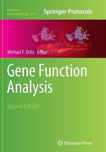 Cover image for Gene Function Analysis