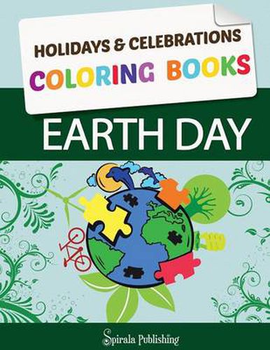 Cover image for Earth Day Coloring Book: Earth Day Coloring Pages: Holidays & Celebrations Coloring Books