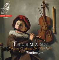 Cover image for Telemann: Concertos & Cantata Ihr Volker Hort