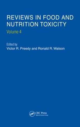 Cover image for Reviews in Food and Nutrition Toxicity, Volume 4