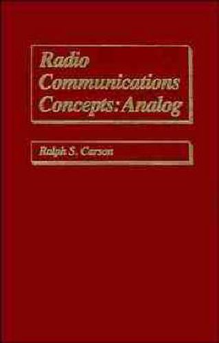 Cover image for Radio Concepts: Analog