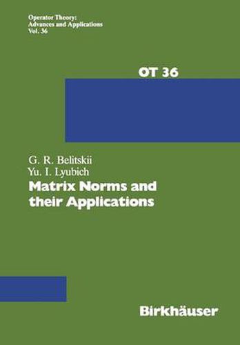 Cover image for Matrix Norms and their Applications