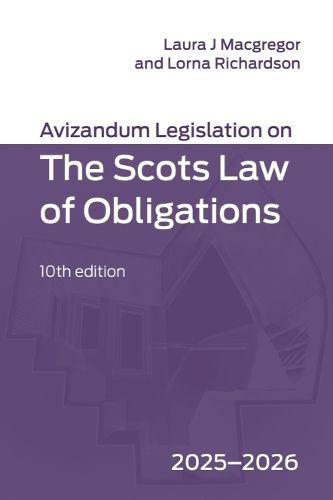 Cover image for Avizandum Legislation on the Scots Law of Obligations