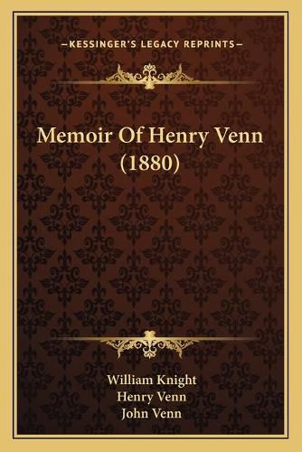 Memoir of Henry Venn (1880)