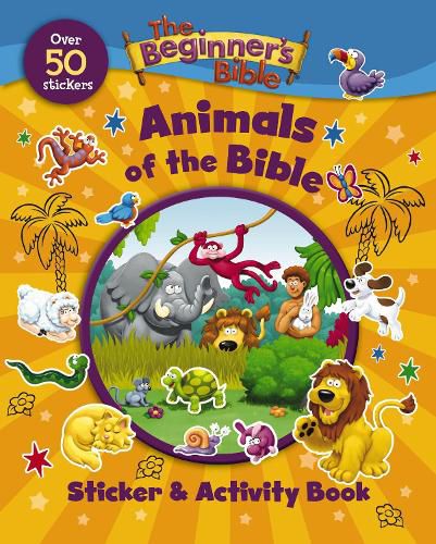 Cover image for The Beginner's Bible Animals of the Bible Sticker and Activity Book