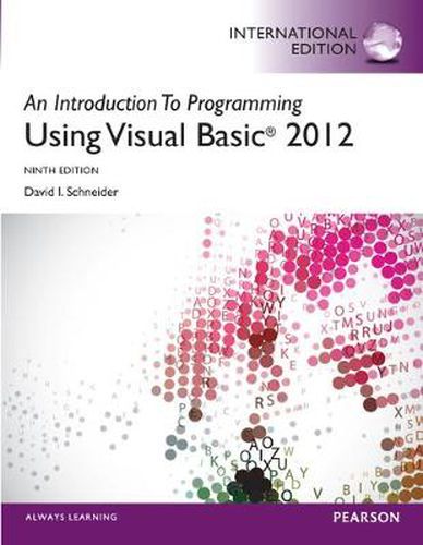 Introduction to Programming with Visual Basic 2012, An: International Edition