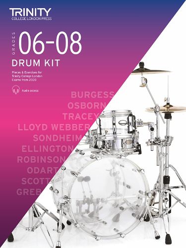 Trinity College Drum Kit Grades 6-8: 2020-2023