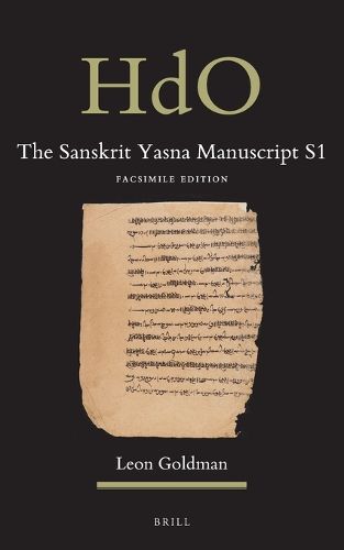 Cover image for The Sanskrit Yasna Manuscript S1: Facsimile Edition