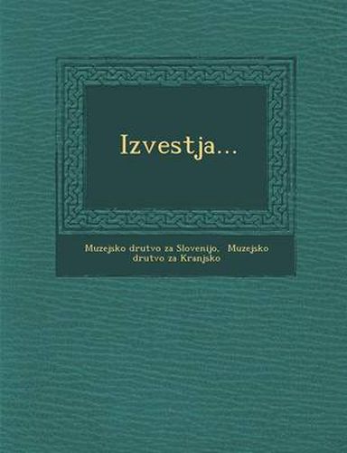 Cover image for Izvestja...