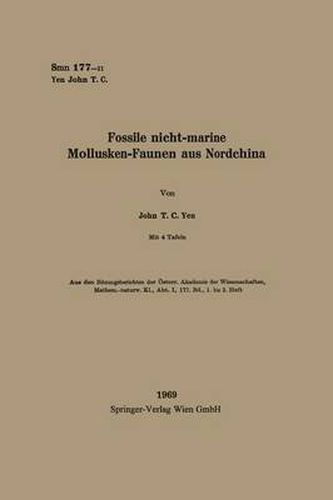 Cover image for Fossile Nicht-Marine Mollusken-Faunen Aus Nordchina