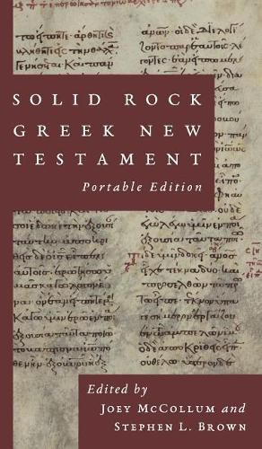 Cover image for Solid Rock Greek New Testament, Portable Edition