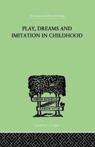 Cover image for Play, Dreams And Imitation In Childhood