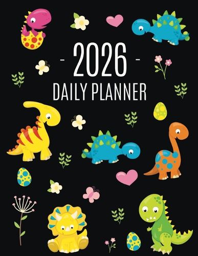 Cover image for Dinosaur Daily Planner 2026