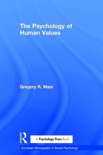 Cover image for The Psychology of Human Values