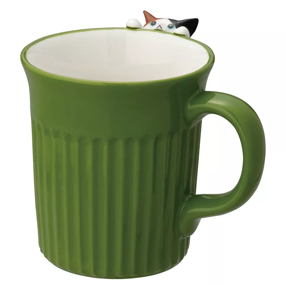 Cat Hanging Mug - Calico Cat