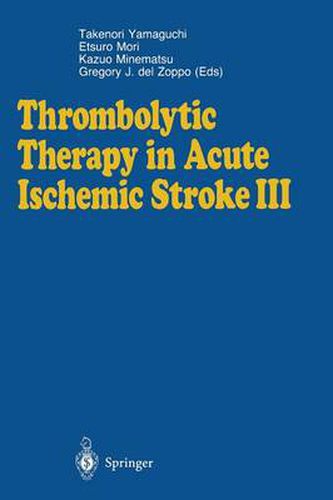 Cover image for Thrombolytic Therapy in Acute Ischemic Stroke III