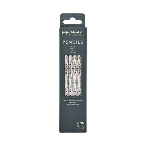 Cover image for Vault of the Milan Cathedral (Burgundy) (Duomo di Milano) Pencil (4 Pack)