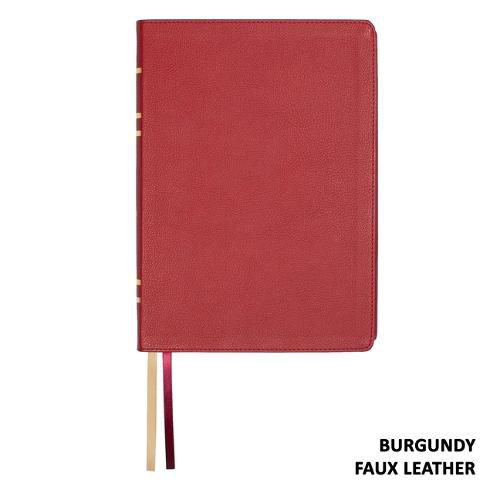 Cover image for Lsb Giant Print Reference Edition, Paste-Down Burgundy Faux Leather Indexed